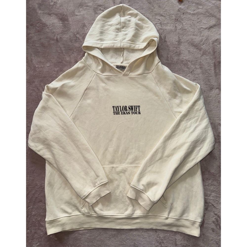 Taylor Swift Beige Cream Eras Tour Hoodie Pull Over Size 2XL‎